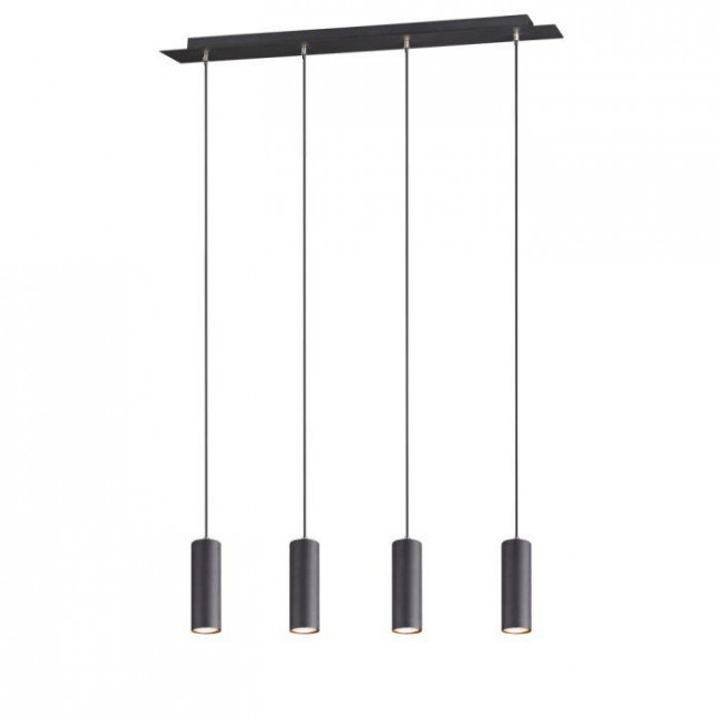 Φωτιστικό Τετράφωτο GU10 Μάυρο Marley 312400432 TRIO LIGHTING