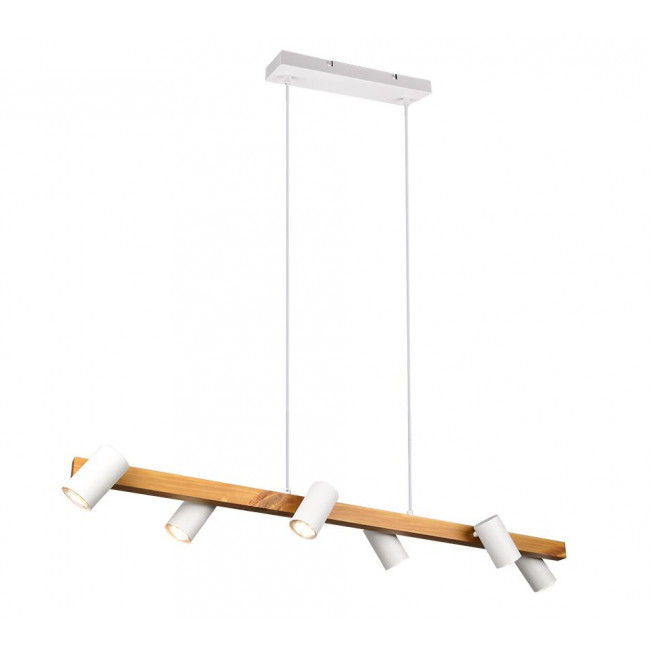 Φωτιστικό Εξάφωτο GU10 Λευκό Και Καφέ 312490631 TRIO LIGHTING