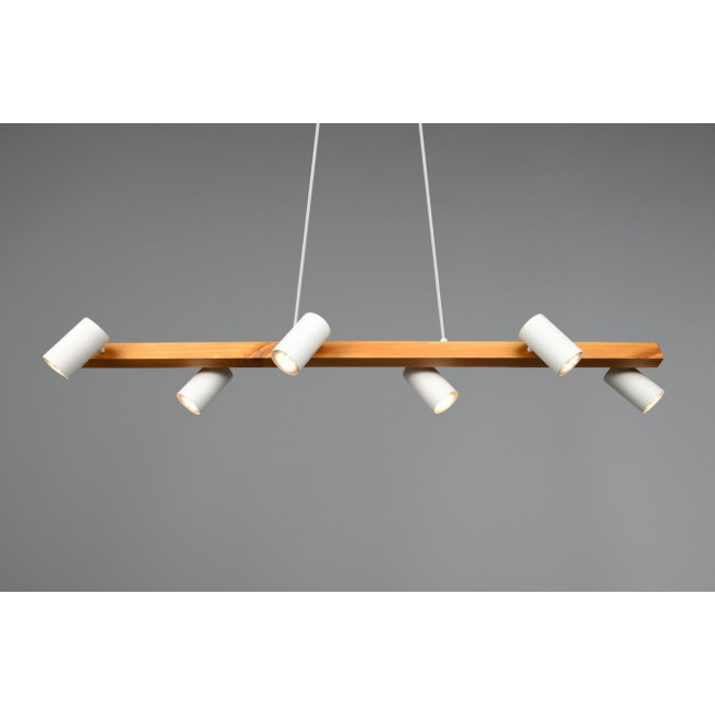 Φωτιστικό Εξάφωτο GU10 Λευκό Και Καφέ 312490631 TRIO LIGHTING