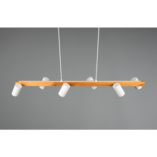 Φωτιστικό Εξάφωτο GU10 Λευκό Και Καφέ 312490631 TRIO LIGHTING