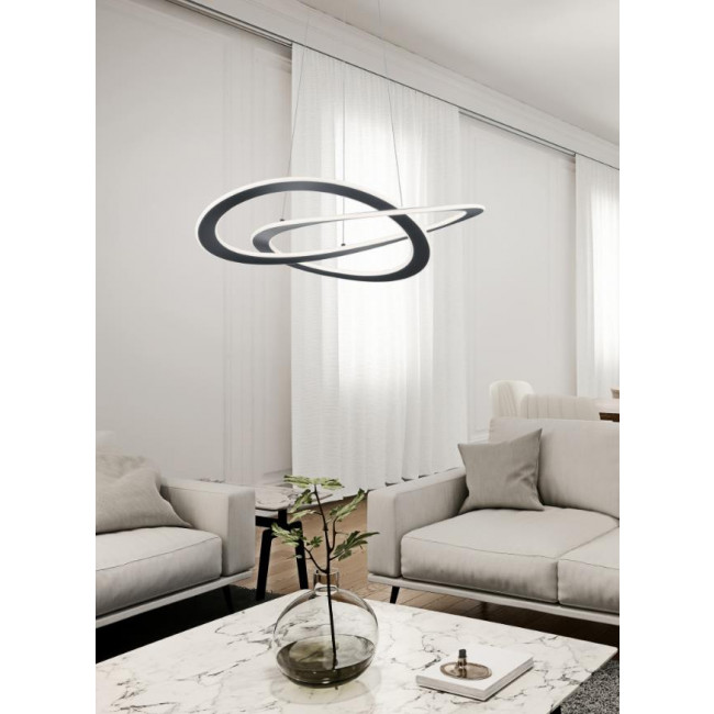 Φωτιστικό LED 52W 3000k Μαύρο Oakland 321710142 TRIO LIGHTING