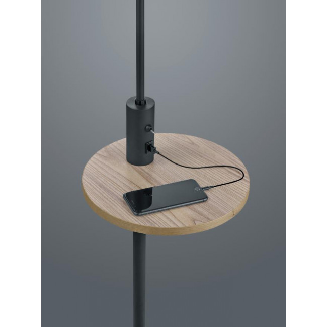 Φωτιστικό Δαπέδου E27 Μαύρο Και Γκρι Claas 400400132 TRIO LIGHTING