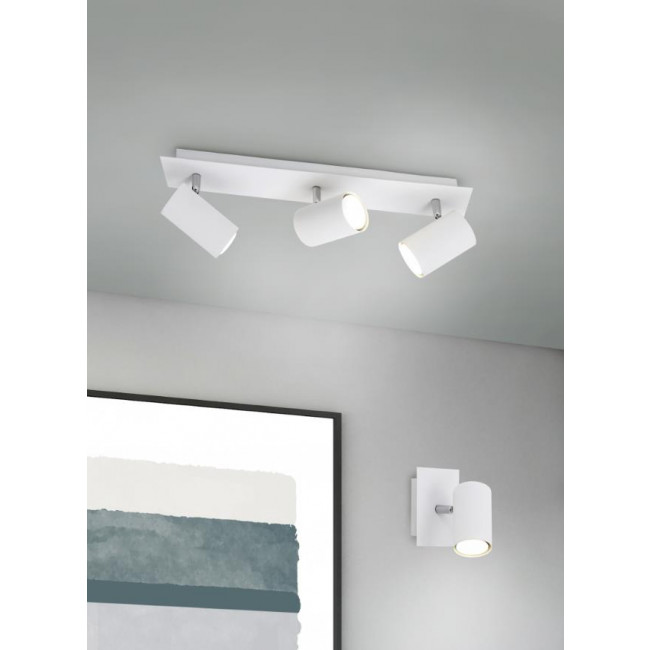 Σποτ Οροφής Τρίφωτο GU10 Λευκό Marley 802400301 TRIO LIGHTING