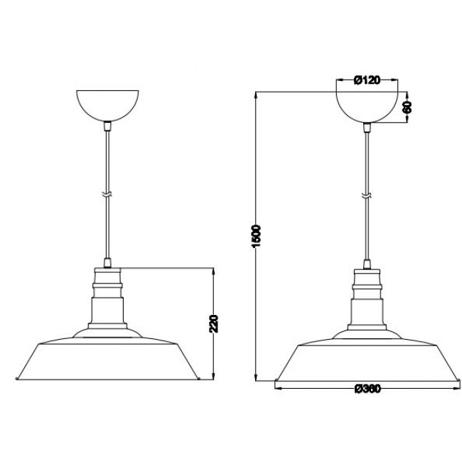 Φωτιστικό Μονόφωτο E27 Γκρί Τσιμέντου Will R30421078 RL LIGHTING