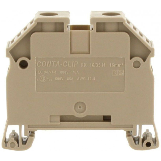 Κλέμμα Ράγας 16mm² Μπέζ RK 16/35/NBG CONTACLIP