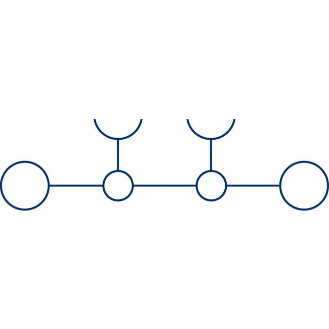 Κλέμμα Ράγας 4mm² Μπλέ SRK 4/2ABU CONTACLIP
