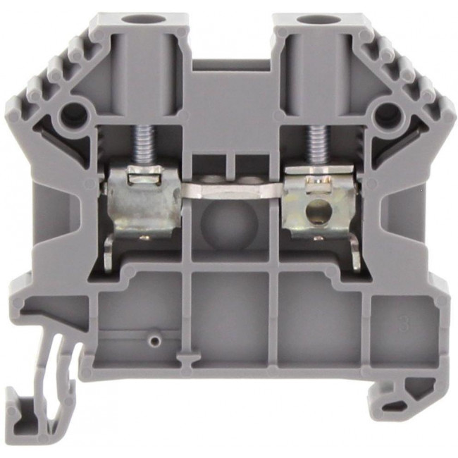 Κλέμμα Ράγας 4mm² Γκρι SRK 4/2AGR CONTACLIP