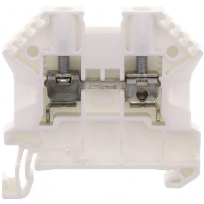 Κλέμμα Ράγας 4mm² Λευκό SRK 4/2AWH CONTACLIP