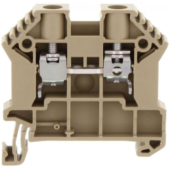 Κλέμμα Ράγας 6mm² Μπεζ SRK 6/2ABG CONTACLIP