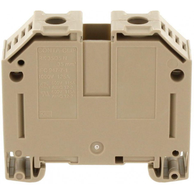 Κλέμμα Ράγας 35mm² Μπέζ RK 35/35/NBG CONTACLIP