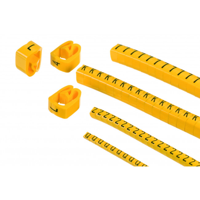 Σήμανση Καλωδίου "2" Κίτρινο Έως 1.5mm² KBH 3/3 CONTACLIP