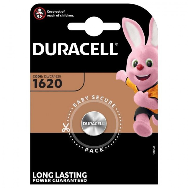 Μπαταρία Λιθίου Coin CR1620 (Blister 1τμχ) DURACELL