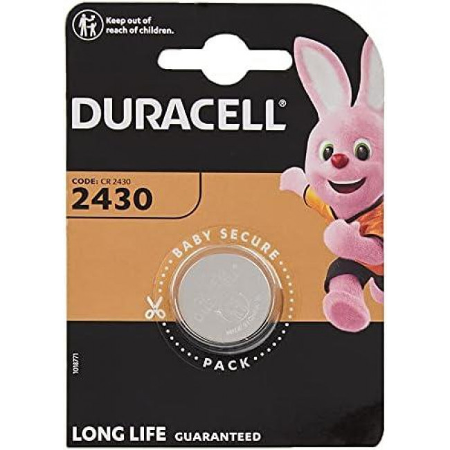 Μπαταρία Λιθίου Coin CR2430 (Blister 1τμχ) DURACELL