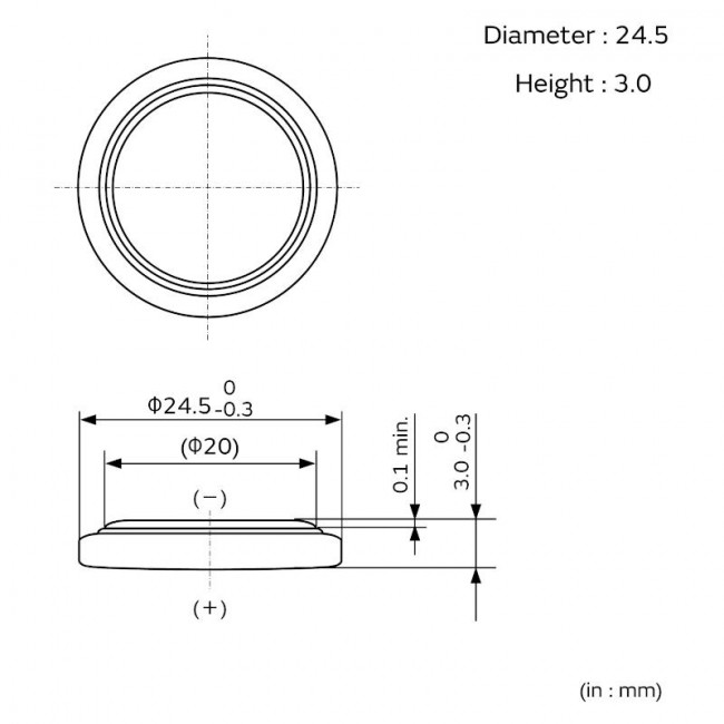 Μπαταρία Λιθίου Coin CR2430 (Blister 1τμχ) DURACELL
