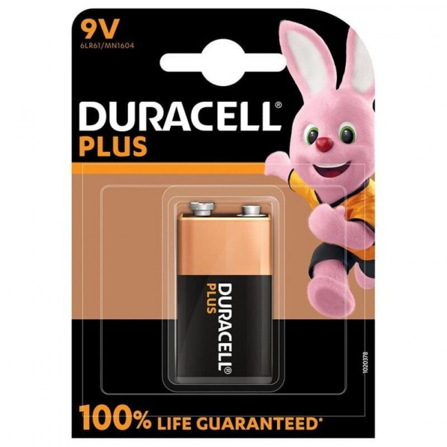 Μπαταρία Αλκαλική 6LR61 E Plus DURACELL
