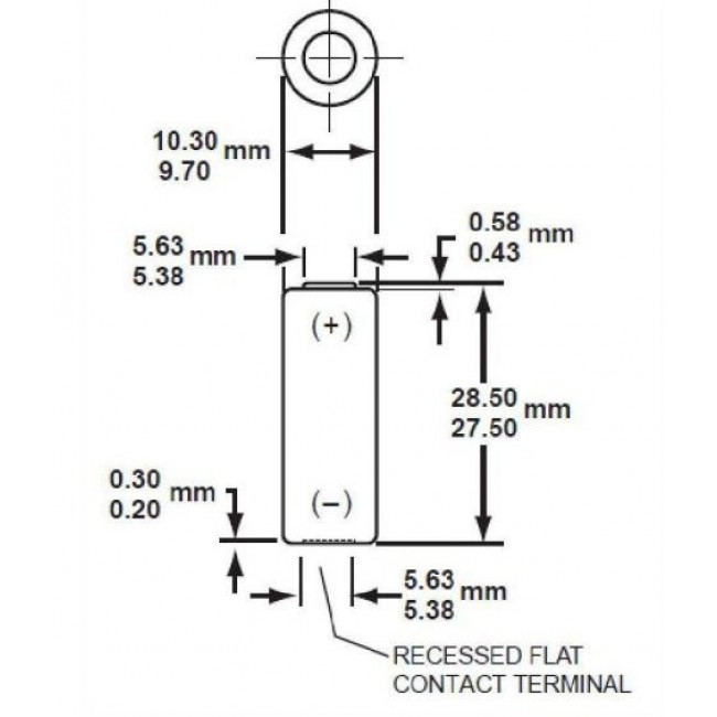 Μπαταρία Αλκαλική 8LR932 23Α (Blister 2τμχ) DURACELL