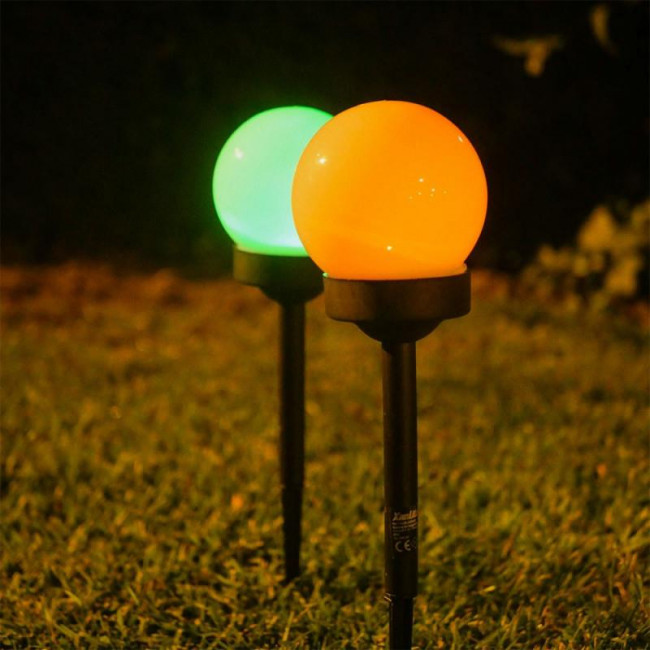 Ηλιακό Φωτιστικό LED RGB+W Μαύρο Και Λευκό (Σετ 3τεμ.) 417929 XANLITE