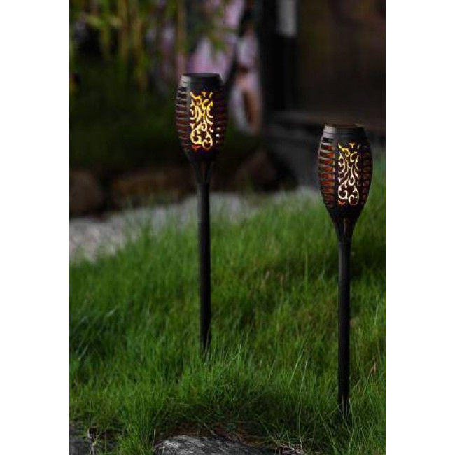 Ηλιακό Φωτιστικό LED 8W 2700k Μαύρο (Σετ 4τεμ.) 427331 XANLITE