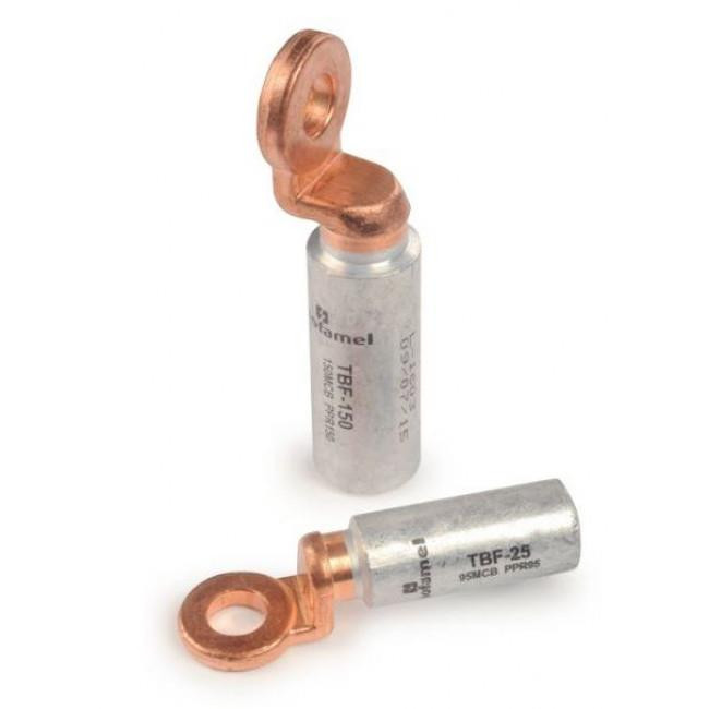 Ακροδέκτης Κως Πρέσσας Διμεταλλικός Β.Τ. 120mm² Με Οπή 12.8mm TBF-120 SOFAMEL