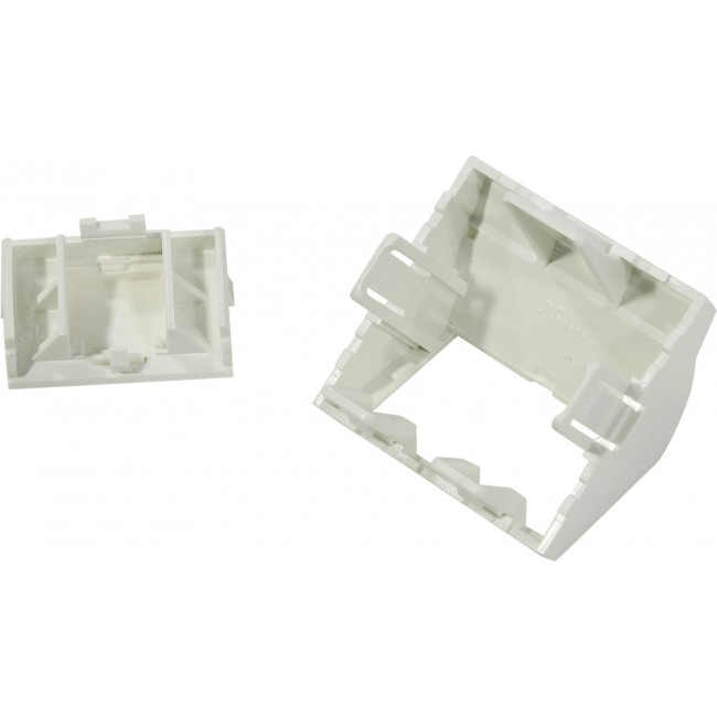 Σετ Πλακίδιο Και Βάση 1 Στοιχείου Snap-In Γωνία Λευκό EU N423.520 AGINODE