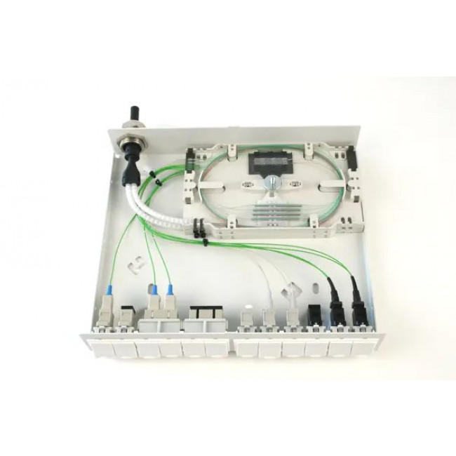 Κενό Κουτί 12 Θυρών Snap-In Διανομής Οπτικών Ίνων N521.630 AGINODE