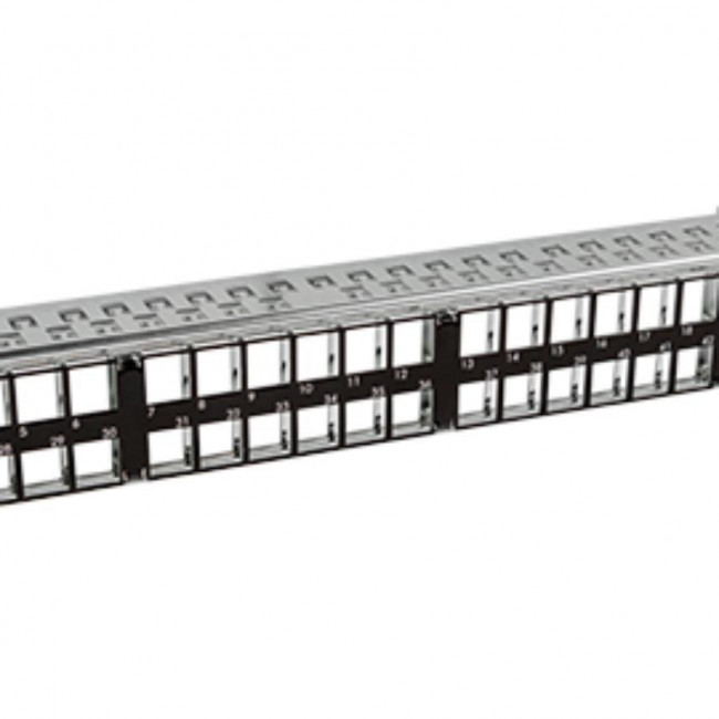 Patch Panel 1U 48 Θέσεων Cat.6A Shielded N521.668KIT AGINODE