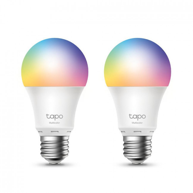 Λάμπα LED Κλασική 9W E27 RGB+Tunable White WiFi (2-pack) TAPO-L530E V3.0 TP-LINK