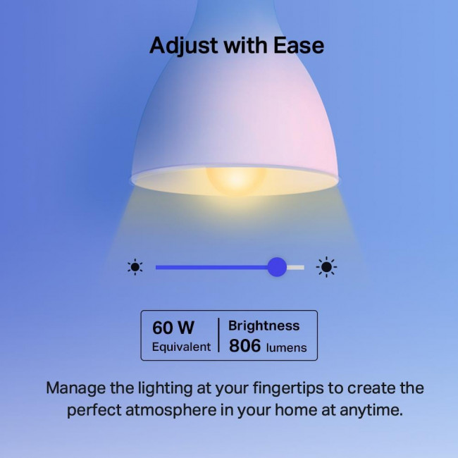 Λάμπα LED Κλασική 9W E27 RGB+Tunable White WiFi (2-pack) TAPO-L530E V3.0 TP-LINK