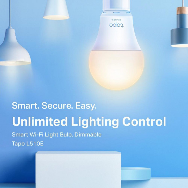 Λάμπα LED Κλασική 8.7W E27 2700k WiFi (2-Pack) TAPO-L510E V3.0 TP-LINK