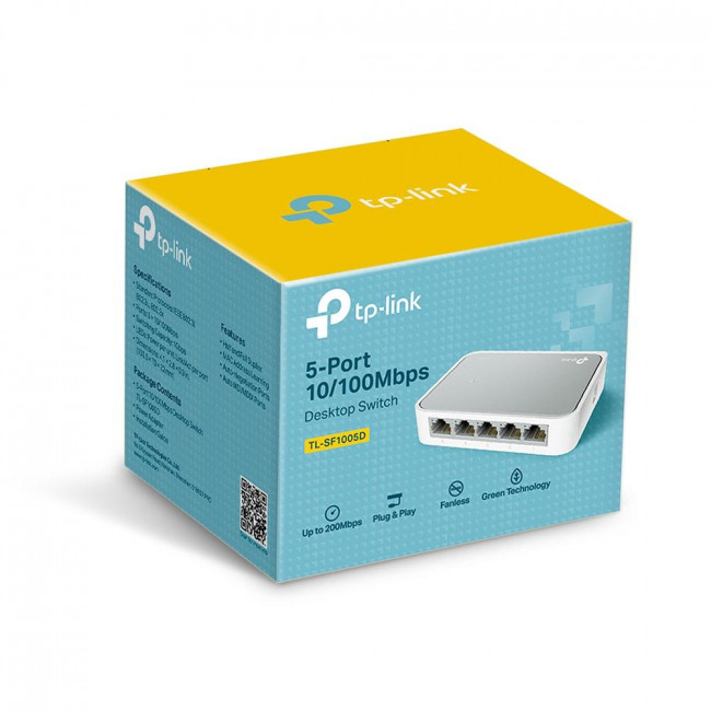 Ethernet Switch 5P 100Mbps SF1005D V16.0 TP-LINK