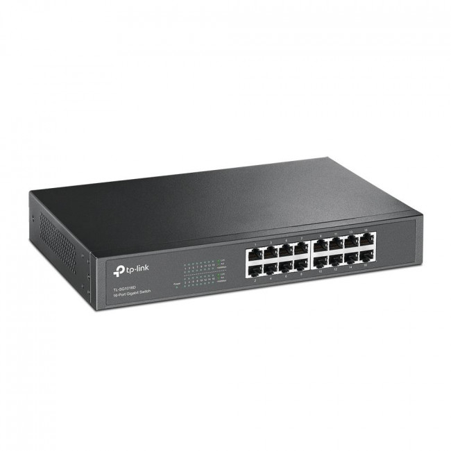 Ethernet Switch 16P 1000Mbps TL-SG1016D V10.0 TP-LINK