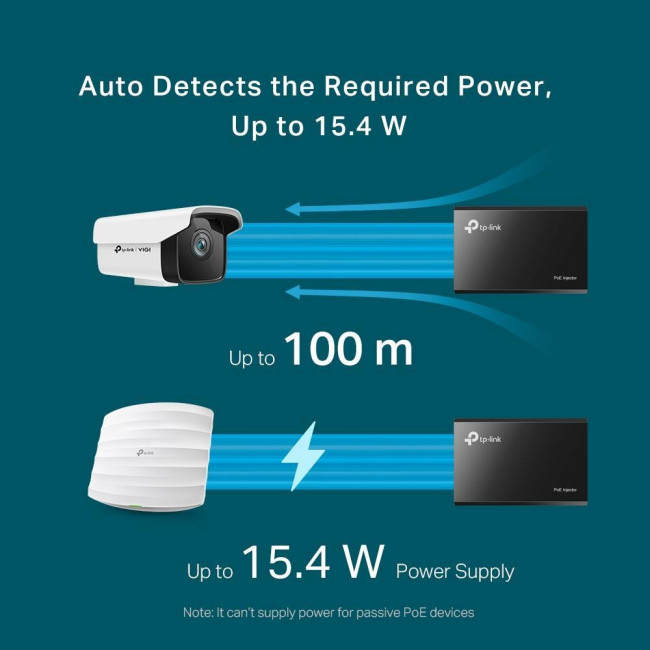 PoE Injector 48V(max) 15.4W V5.0 TL-POE150S TP-LINK