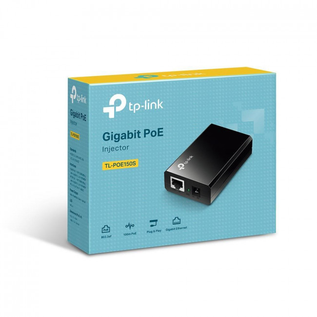 PoE Injector 48V(max) 15.4W V5.0 TL-POE150S TP-LINK