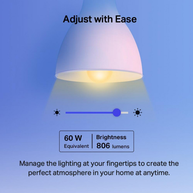 Λάμπα LED Κλασική 9W E27 RGB+Tunable White WiFi TAPO-L530E V3.0 TP-LINK
