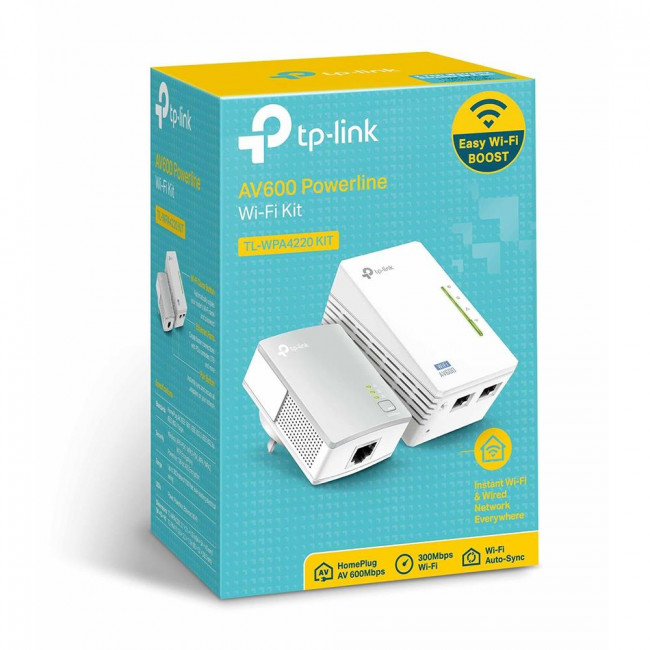 Powerline Extender Starter Kit AV600 TL-WPA4220KIT V5.0 TP-LINK