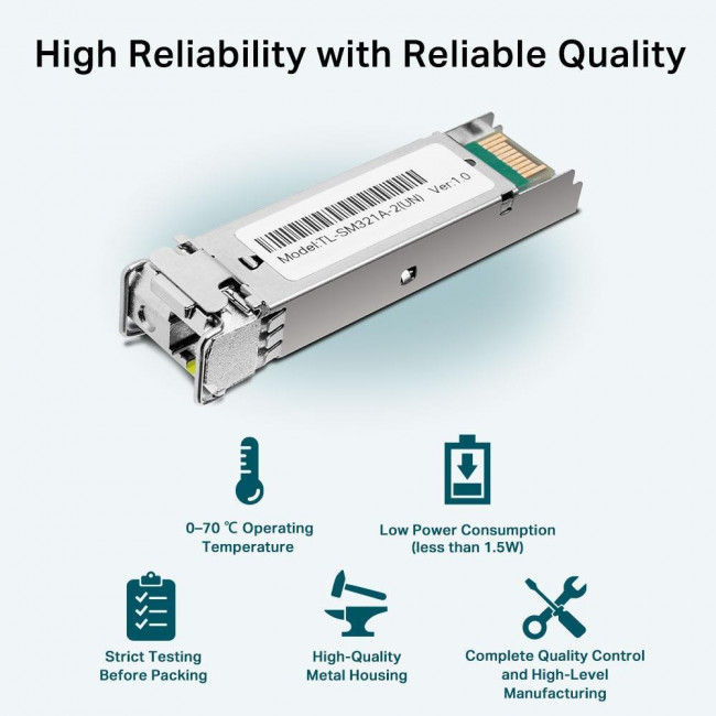SFP Module 1000Base SingleMode LC Bi-Directional SM321A-2 TP-LINK