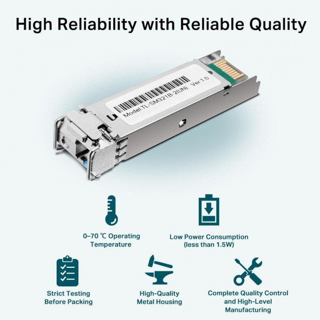 SFP Module 1000Base SingleMode LC Bi-Directional SM321B-2 TP-LINK