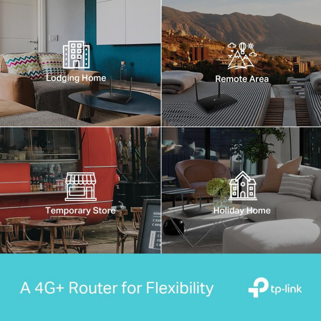 Router 4G+ Cat6 300Mbps MR600 V3.0 TP-LINK