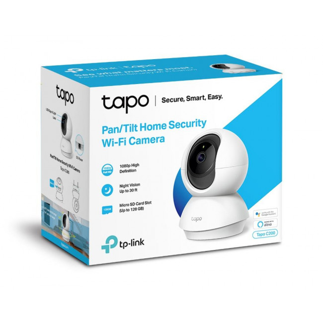 Κάμερα Pan/Tilt Wi-Fi 1080p, Με Φακό 4mm Tapo C200 V5.0 TP-LINK
