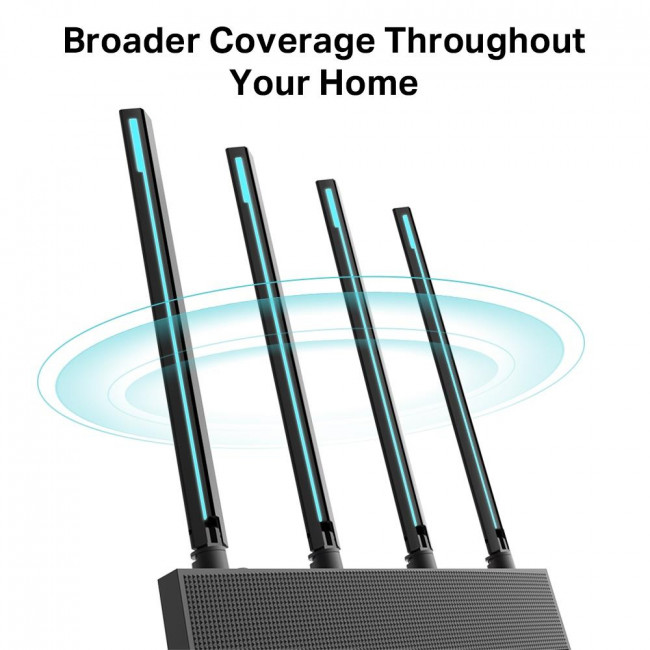 Router Dual Band 3x3 ΜΙΜΟ AC1900 Archer C80 V1.0 TP-LINK