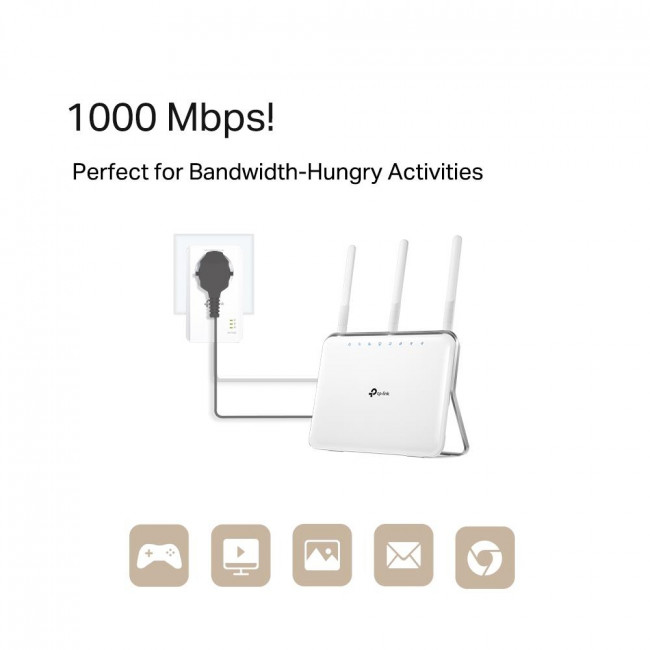 Powerline Extender Starter Kit AV1000 TL-PA7017PKIT V4.0 TP-LINK