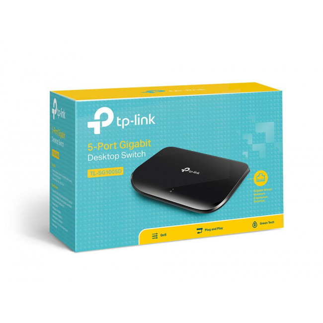 Ethernet Switch 5P 1000Mbps TL-SG1005D V9.2 TP-LINK