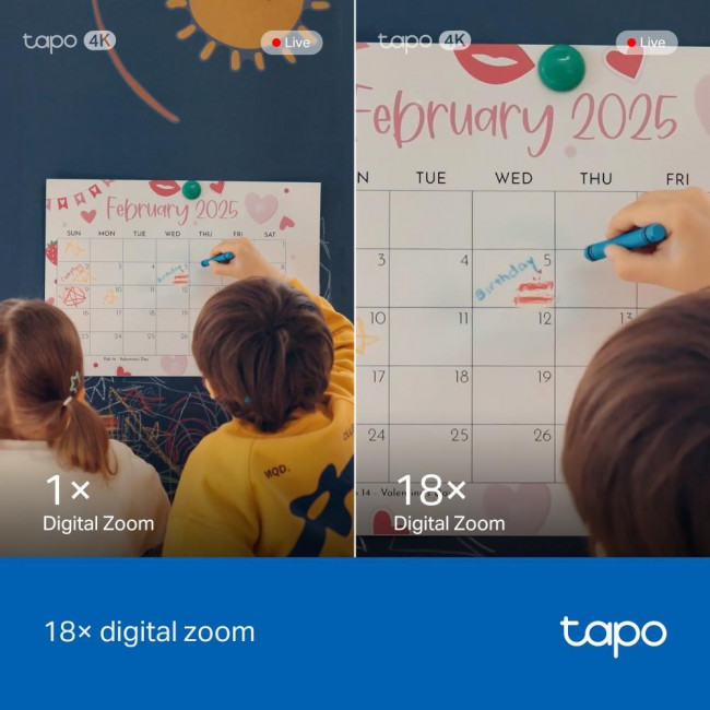 Κάμερα Pan/Tilt Wi-Fi 8MP, Με Φακό 4.3mm Tapo C260 V1.0 TP-LINK