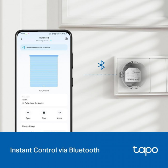 Διακόπτης Ενδιάμεσος Wi-Fi &  Bluetooth 2 Εξόδων S112 V1.0 TAPO