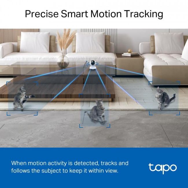 Κάμερα Pan/Tilt Wi-Fi 4MP QHD, Με Φακό 4mm Tapo C220 V1.0 TP-LINK