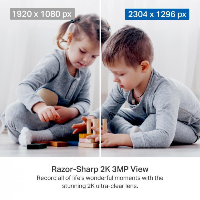 Κάμερα Pan/Tilt Wi-Fi 3MP, Με Φακό 3.83mm Tapo C211 V2.0 TP-LINK