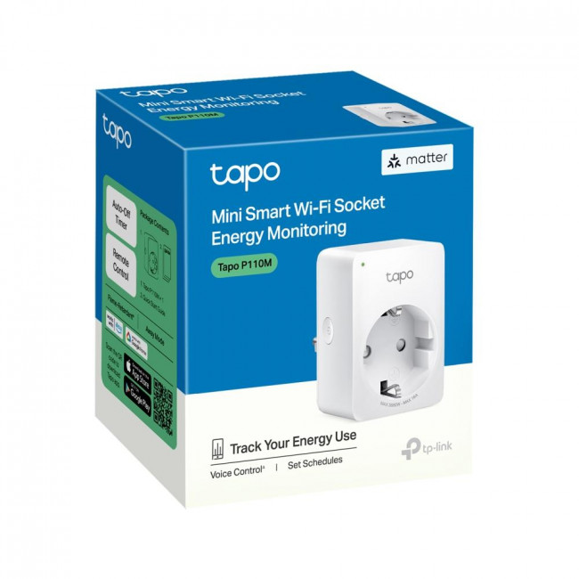 Αντάπτορας Ρεύματος Wi-Fi Matter TAPO-P110M V1.0 TP-LINK