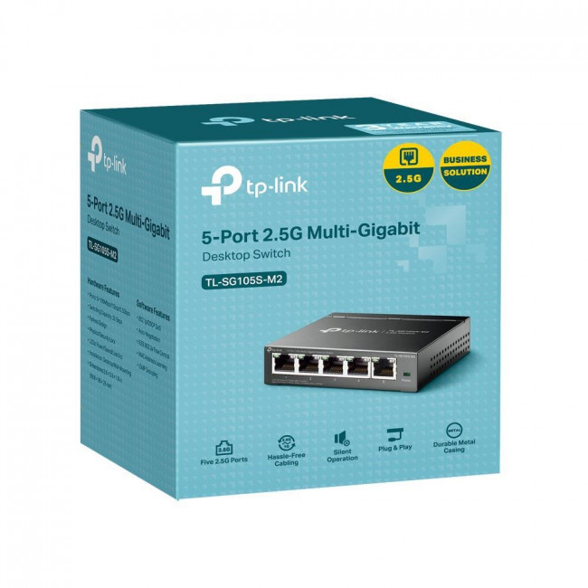 Ethernet Switch 5P 2.5G TL-SG105S-M2 TP-LINK