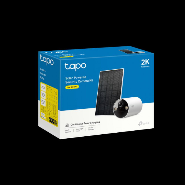 Κάμερα Bullet Wi-Fi 3MP, Με Φακό 3.17mm Και Ηλιακό Πανελ Tapo C410 KIT V1.0 TP-LINK