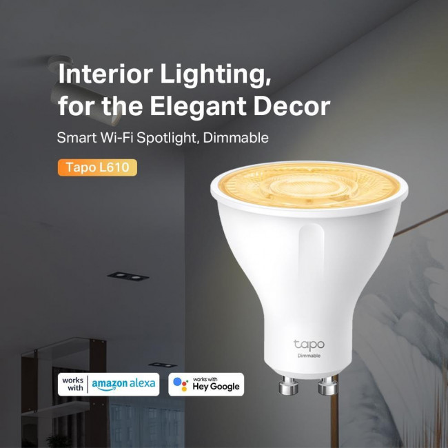 Λάμπα LED 2.9W GU10 2700k WiFi TAPO-L610 V1.0 TP-LINK